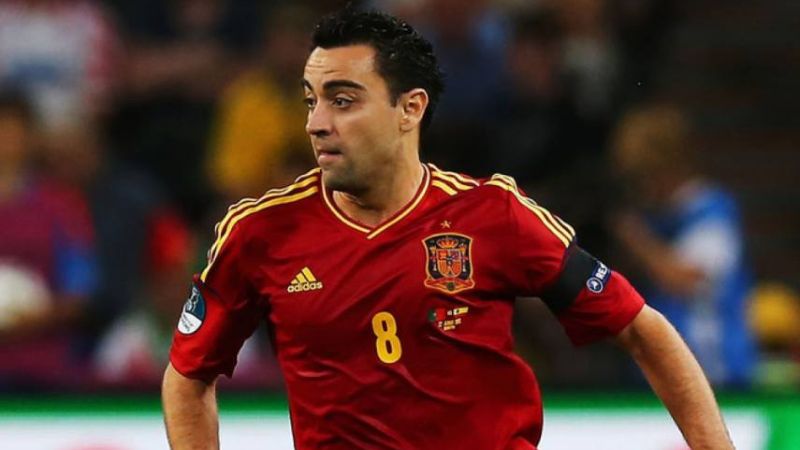 Xavi Hernandez của tuyển Tây Ban Nha là một CM xuất sắc