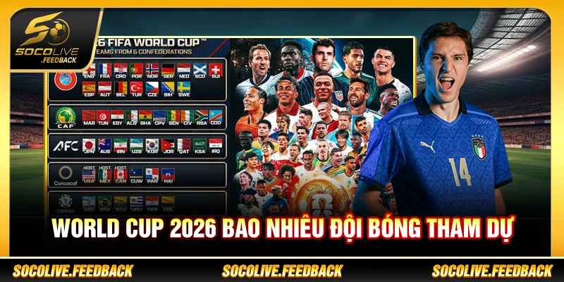 World Cup 2026 Bao Nhiêu Đội Bóng Tham Dự? Thể Thức 48 Đội World Cup 2026 bao nhiêu đội bóng tham dự